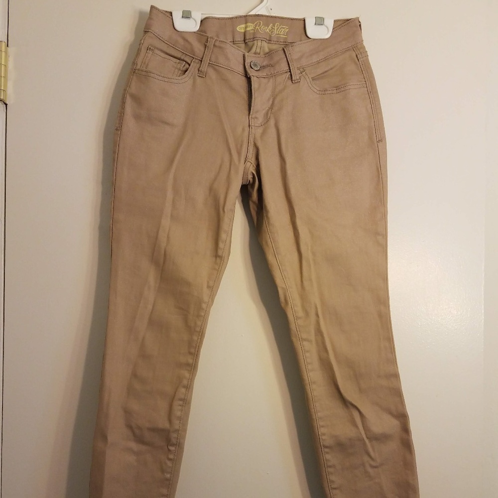 Gold jeans